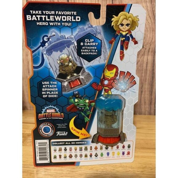 Funko Marvel Battleworld: Series 1 Travel Portal Gold Ultron Collectible Toy New - Picture 5 of 9